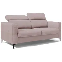 Divani.store Schlafsofa, Rosa, Metall, 218x88x94 cm, Wohnzimmer, Sofas & Couches, Schlafsofas
