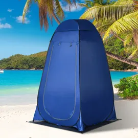 Outsunny Duschzelt Pop-Up Blau