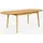 sweeek Ausziehtisch 160-210 x 75 x 90 cm natur