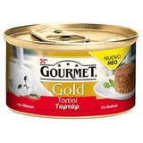 Purina Gourmet Gold Pasteten mit Gemüse feucht Katzen mit Truthahn und Spinat, 24 Dosen à 85 g