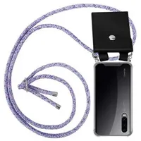 Cadorabo Schutzhülle für Huawei P30 Hülle in Lila Handy Kette Kordel abnehmbares Etui