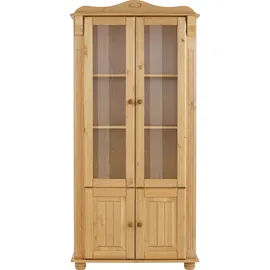 OTTO home Vitrine Adele 4-türig 185 x 0 x 0 cm Beige