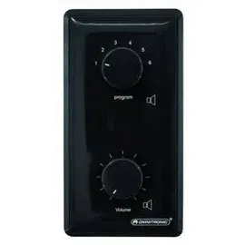 Omnitronic 80711092 Einbau ELA-Lautstärkeregler und -Programmwähler Schwarz