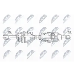 Nty Antriebswelle [Hersteller-Nr. NPW-TY-141] für Toyota