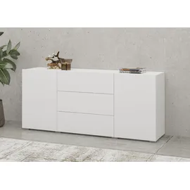 Home Affaire Ava 140 x 62 x 35 cm weiß matt