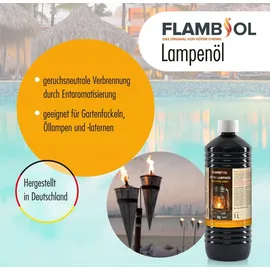 Höfer Chemie 1 L FLAMBIOL® Lampenöl Hochrein Kristallklar