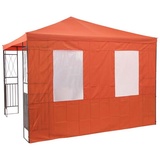 Tepro Seitenteilset für Kaemi terracotta ohne Pavillongestell