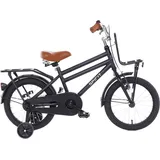 Cortego Urban Jungenfahrrad Matt-Schwarz 14 Zoll – Kinderfahrrad für 3, 4 & 5 Jahre (12/14/16/18/20/22 Zoll) - Schwarz