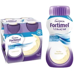 NUTRICIA Fortimel 1,5kcal / ml Vanille-Geschmack 4X200 ml Flüssigkeit