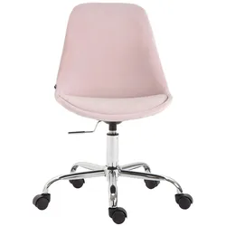 CLP Bürostuhl Toulouse Samt pink