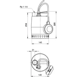 Grundfos Unilift KP 250-A1
