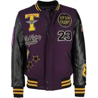 Top Gun Collegejacke lila M