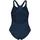 Arena Mädchen Girl's Team Swimsuit Swim Pro Solid Badeanzüge, Navy-white, 152