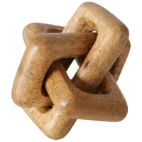 Boltze DAHEIM Deko-Objekt Sual 14 x cm Holz Braun