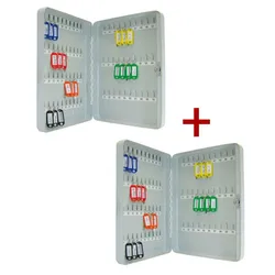 Schlüsselschrank mit mechanischem Schloss 1+1 GRATIS, für 100 Schlüssel