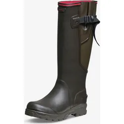 Gummistiefel 520 Damen strapazierfähig braun ebenholzbraun|ebenholzbraun|kirschrot 38