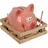 Out of the Blue Spardose Rosa Keramik Sparschwein 15 cm