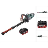 Metabo HS 18 LTX BL 55 Akku Heckenschere 18 V 50 cm Brushless + 1x Akku 8,0 Ah - ohne Ladegerät