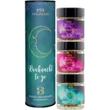 Hallingers Genuss Manufaktur Räucherwerk Rauhnachtsgeschenk-Set - 3X Premium Incense Geschenk-Dose Rauhnacht to go sinnliches Mitbringsel Ruhe Hausreiniung & Energie, für die Rauhnächte Spirituelle