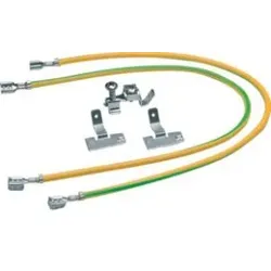 Hager L5805 Erdungsset für tehalit.DA 200.Erdungsset für Deckenanschlusssäule zur elektrischen Verbindung vom Grundprofil zum Deckel.