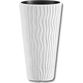 Prosperplast Sandy Slim Ø 39 x 70,8 cm Weiß