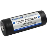 Keeppower 18500 Li-Ion Akku 3,6V - 3,7V 2300 mAh 1 Stück