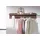 Massivmoebel24 Wandgarderobe Villanders 120 x 20 x 25 cm Eiche
