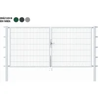 GAH Alberts Alberts® Flexo Doppeltor Typ 6/5/6 2000 mm-2500 mm-feuerverzinkt