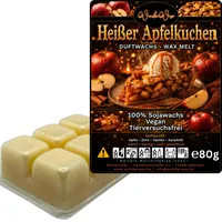 WonderWax Duftwachs Wax Melts für Duftlampe, 6 Würfel Duftmelt Wachsmelt Sojawachs Duftwachs Würfel für Raumdüfte, Wachs Duftöl Winter Indoor Schmelzen für Aromalampe Heißer Apfelkuchen