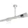 Interdeco GARDINENSTANGE Sonette Tanara 400 cm (geteilt in 2 x 200 cm), 1-läufig, 20 mm Ø Weiß