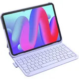 Inateck Tastatur Hülle für iPad 10/11 Gen. A16 2025, Air 11 Zoll 2025, Pro 11 Zoll Lila