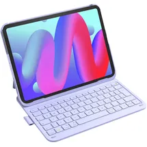 Inateck Tastatur Hülle für iPad 10/11 Gen. A16 2025, Air 11 Zoll 2025, Pro 11 Zoll Lila