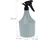 Relaxdays Sprühflasche 1 Liter, Düse Nebel & Strahl, Skala, nachfüllbar, Kunststoff, Zerstäuber, grau/schwarz