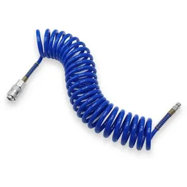 CCLIFE Druckluftschlauch Spiralschlauch 5 M für Kompressor Kompressorschlauch