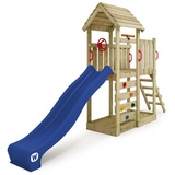 Wickey Spielturm JoyFlyer mit blauer Rutsche