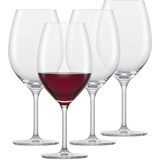 Schott Zwiesel Bordeaux Rotweinglas For You (4er-Set), zeitlose Bordeauxgläser für Rotwein, spülmaschinenfeste Tritan-Kristallgläser, Made in Germany (Art.-Nr. 121869)