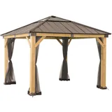 Sunjoy Netz für Zedernholz Gazebo 336cm x 336cm