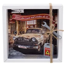 ZauberDeko Geldgeschenk Verpackung Werkstatt Mann Auto Oldtimer Personalisiert Geburtstag Weihnachten