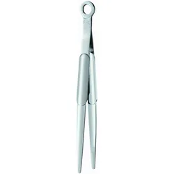 Patisseriezange RÖSLE, silber (edelstahlfarben), L:18cm, Edelstahl 18/10, Küchenzangen, gezieltes Anrichten, Edelstahl 18/10, spülmaschinengeeignet