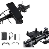 K-S-Trade Qualitativ & Innovativ Handyhalterung Für Das Fahrrad Für Samsung Galaxy A24 5G Halter Lenkstange Fahrradhalterung Motorrad Bike Mount