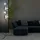 GLOBO Stehlampe 4-flammig Schwarz