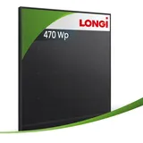 Longi 470Wp LR7-54HVD-T-M Hi-MO X10 Glas-Glas Fullblack Tansparent HPBC 2.0