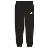 Puma ESS+ 2 Col Logo Pants Jogginghose Schwarz 164