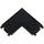 Brilliant Click&Shine Verbinder Ecke Sand-Schwarz