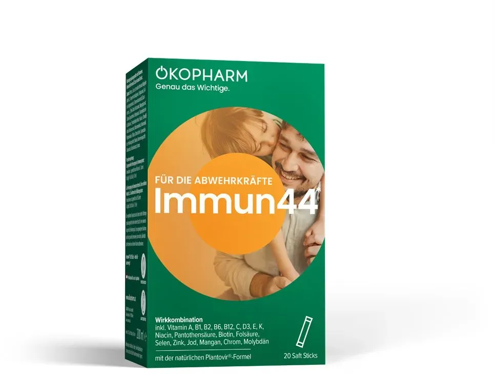 Ökopharm® Immun44® Saft Sticks: praktische Einzeldosen für unterwegs Beutel 20 St 20 St Beutel