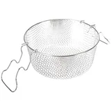 Ibili Korb mit Griffen 23 x 23 x 10 cm Metall Silber