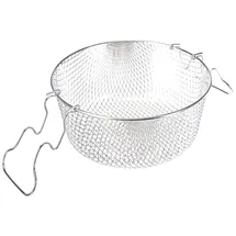 Ibili Korb mit Griffen 23 x 23 x 10 cm Metall Silber