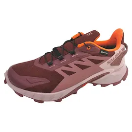 Salomon Supercross 4 GTX Damen Tawny Port/Deauville Mauve/Cherry Tomato 39 1/3
