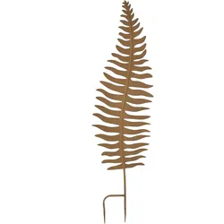 Garden Pleasure Gartenstecker FARN, Stahl Rost-Optik