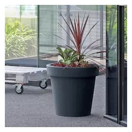 Prosperplast Round Lofly 58.2x58.2x52.3 cm Blumentopf - White - One Size